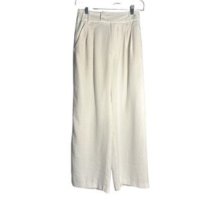 Stradrvarius Flowing Light Wt Loose Leg Trousers Sz 4